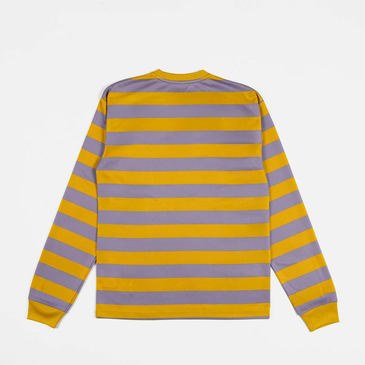 Patta STRIPED LONGSLEEVE FOOTBALL JERSEY, Chalk/Violet