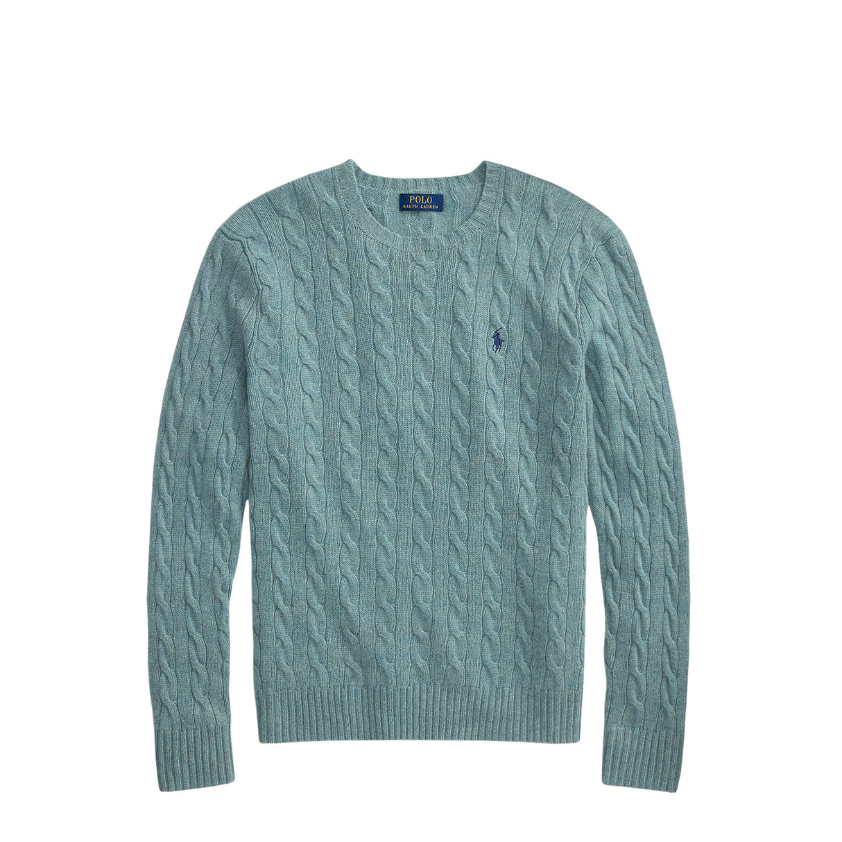 Polo Ralph Lauren CABLE-KNIT WOOL-CASHMERE SWEATER, Turquoise
