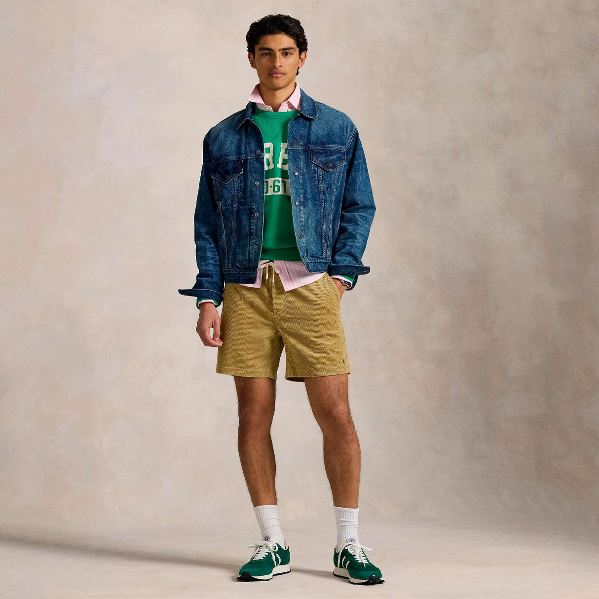 POLO Ralph Lauren CORDUROY PREPSTER SHORTS, Beige