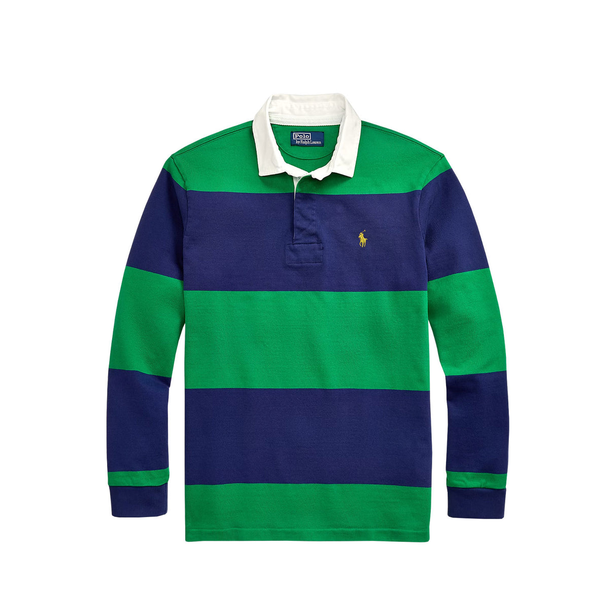 Polo Ralph Lauren LONGSLEEVE RUGBY SHIRT, Freshwater/Cruise Green