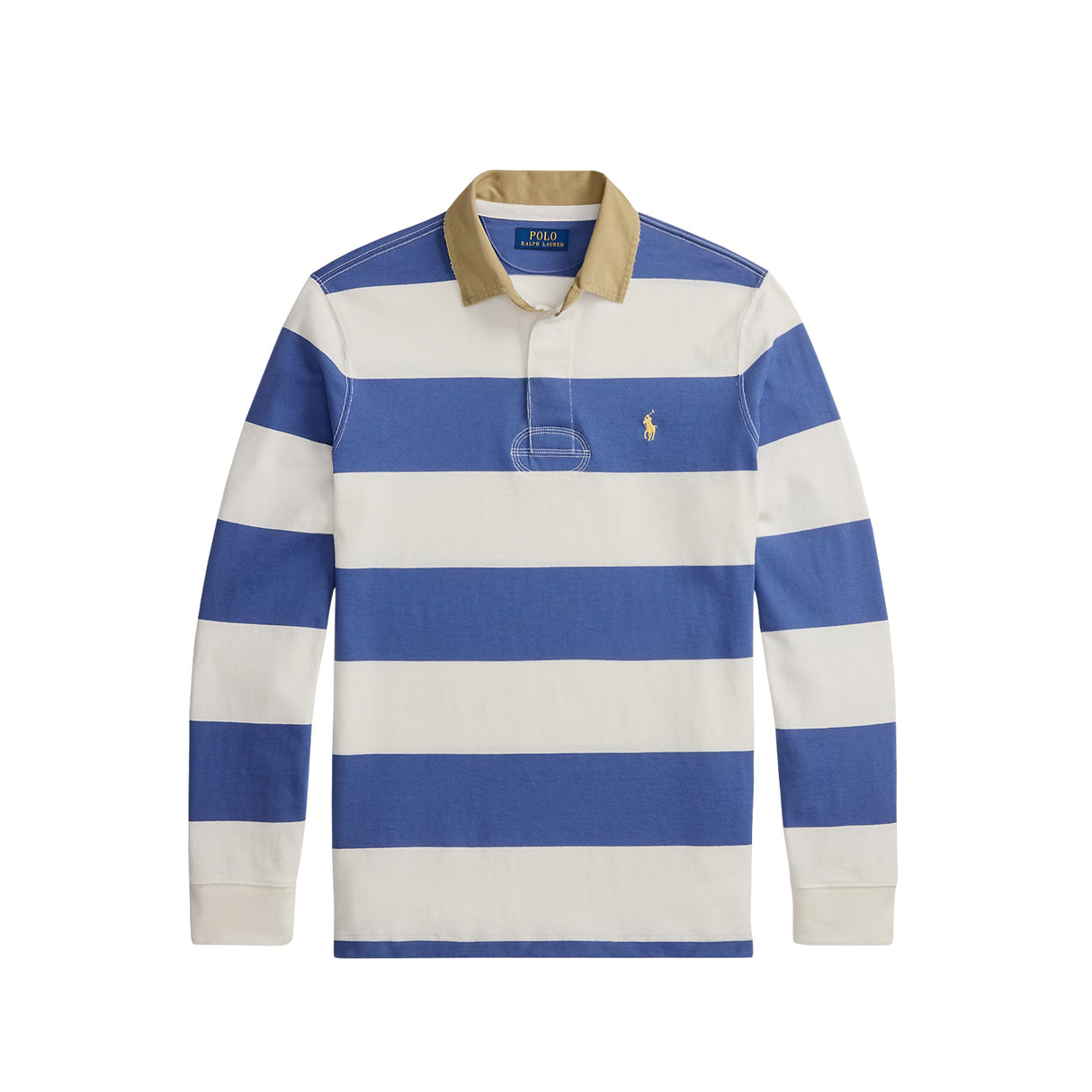 Polo Ralph Lauren LS RUGBY POLO, Old Royal/Trophy Cream