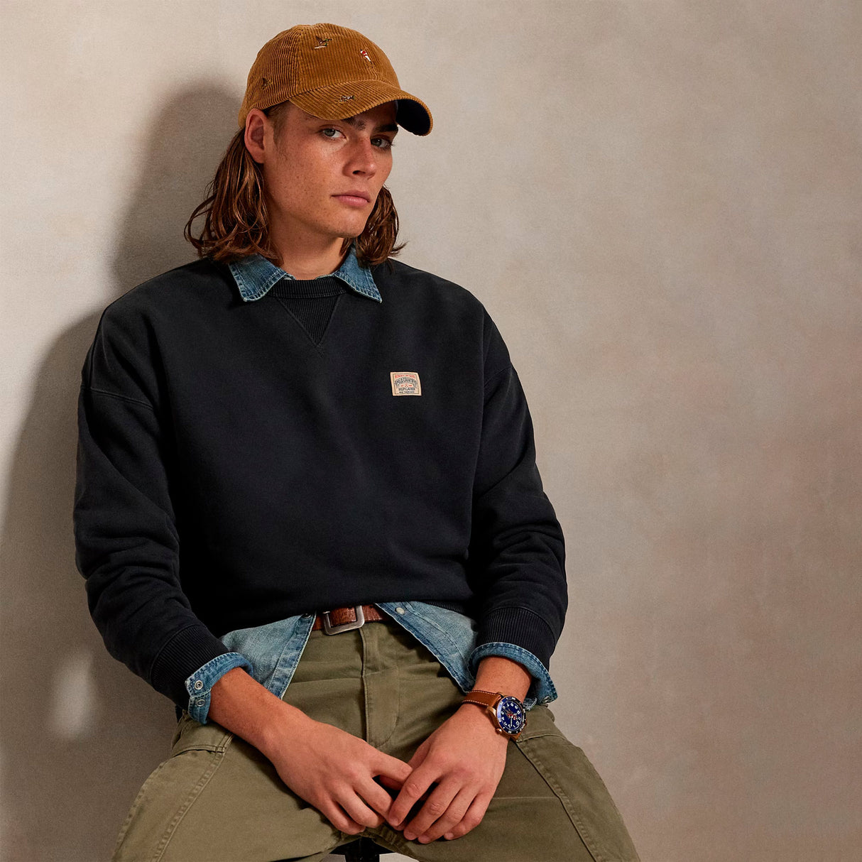 Polo Ralph Lauren PULLOVER SWEATSHIRT, Black