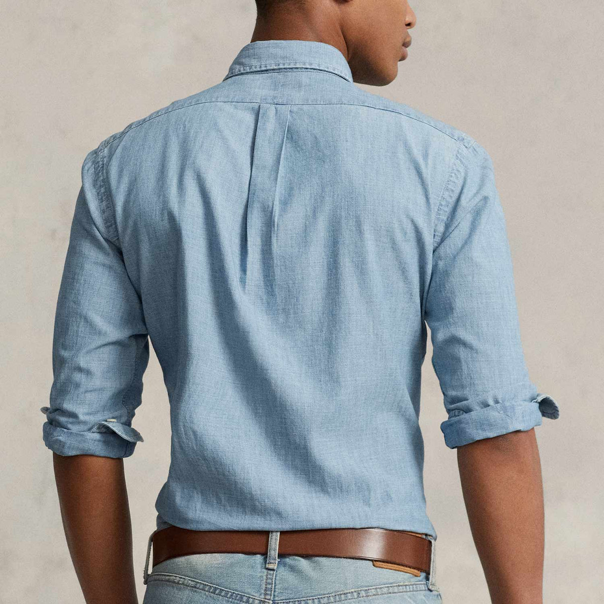 POLO Ralph Lauren CUSTOM FIT CHAMBRAY SHIRT, Chambray