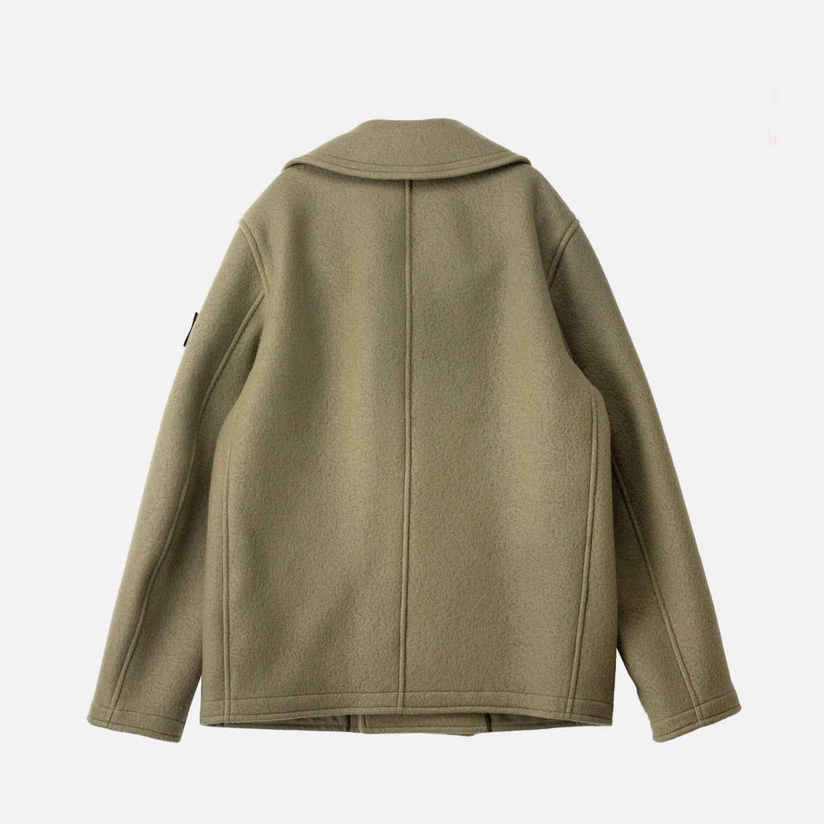Stone Island 4100040 HEAVY MELTON JACKET, Military Green