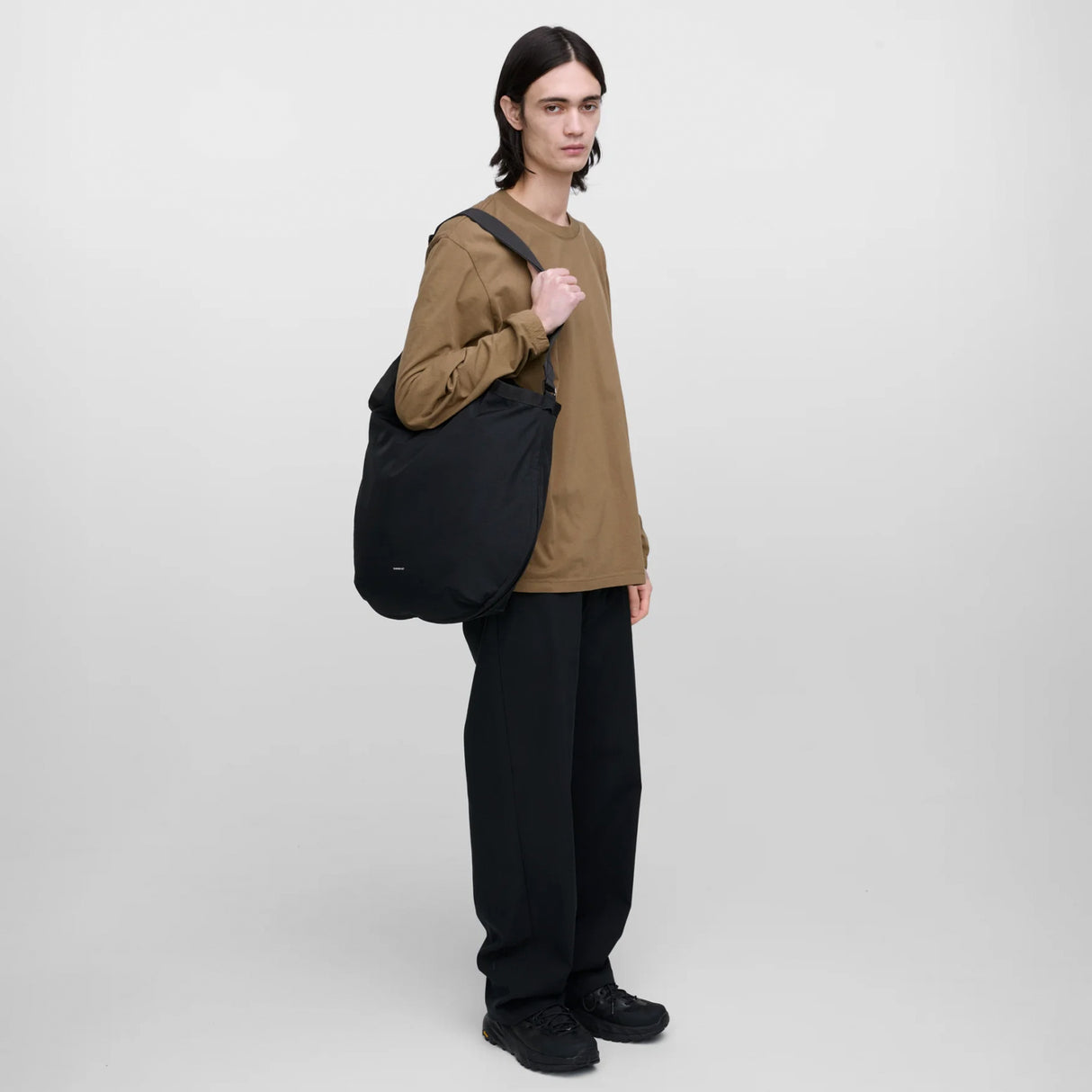 Sandqvist GRID TOTE BAG, Black