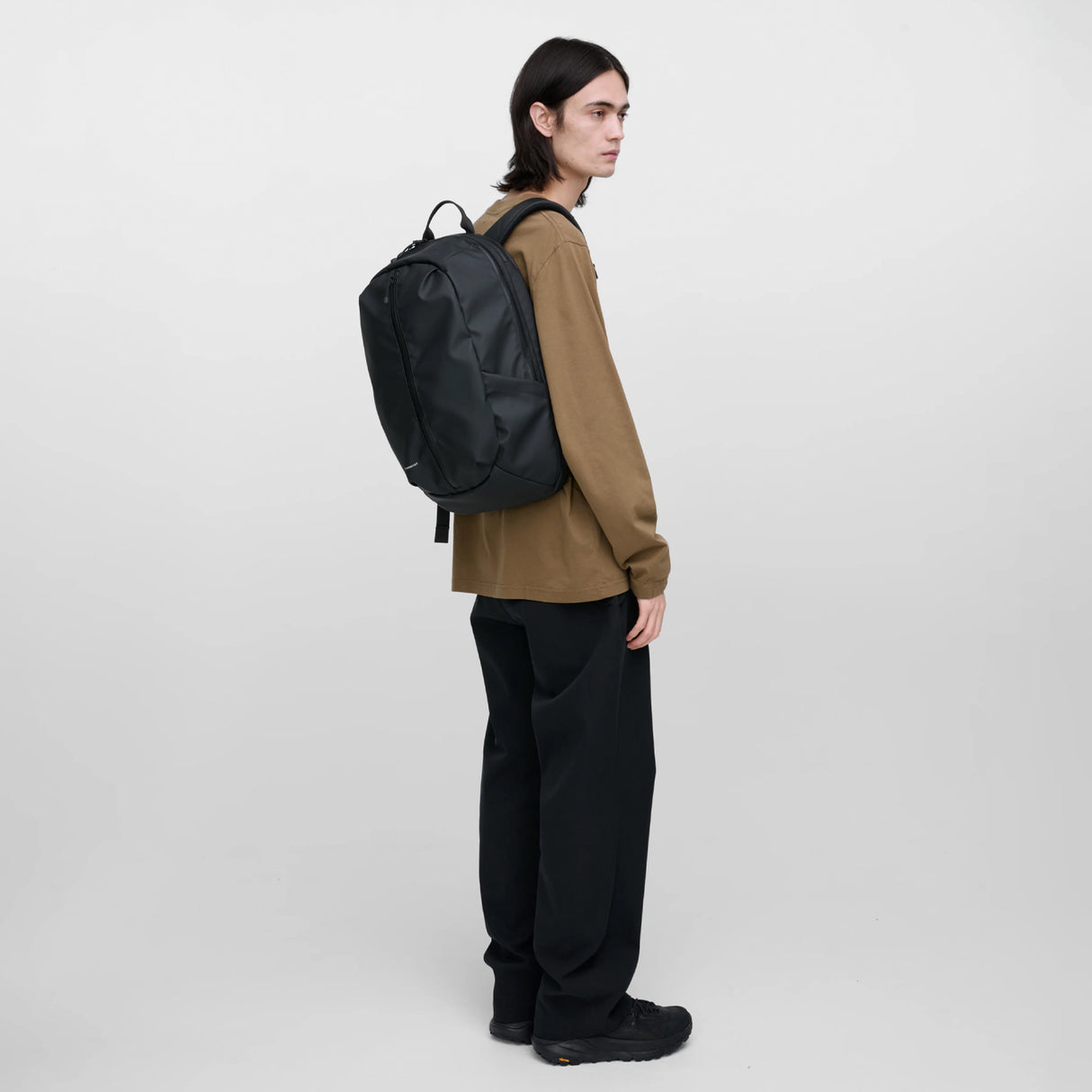 Sandqvist STREAM ZIPPER BACKPACK, Black