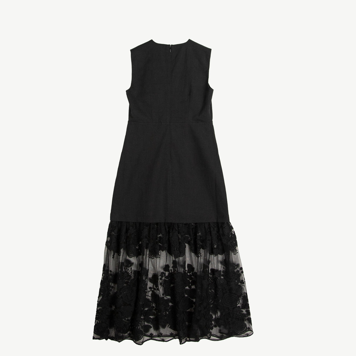 Sea NY ARIELLE V-NECK DRESS, Black