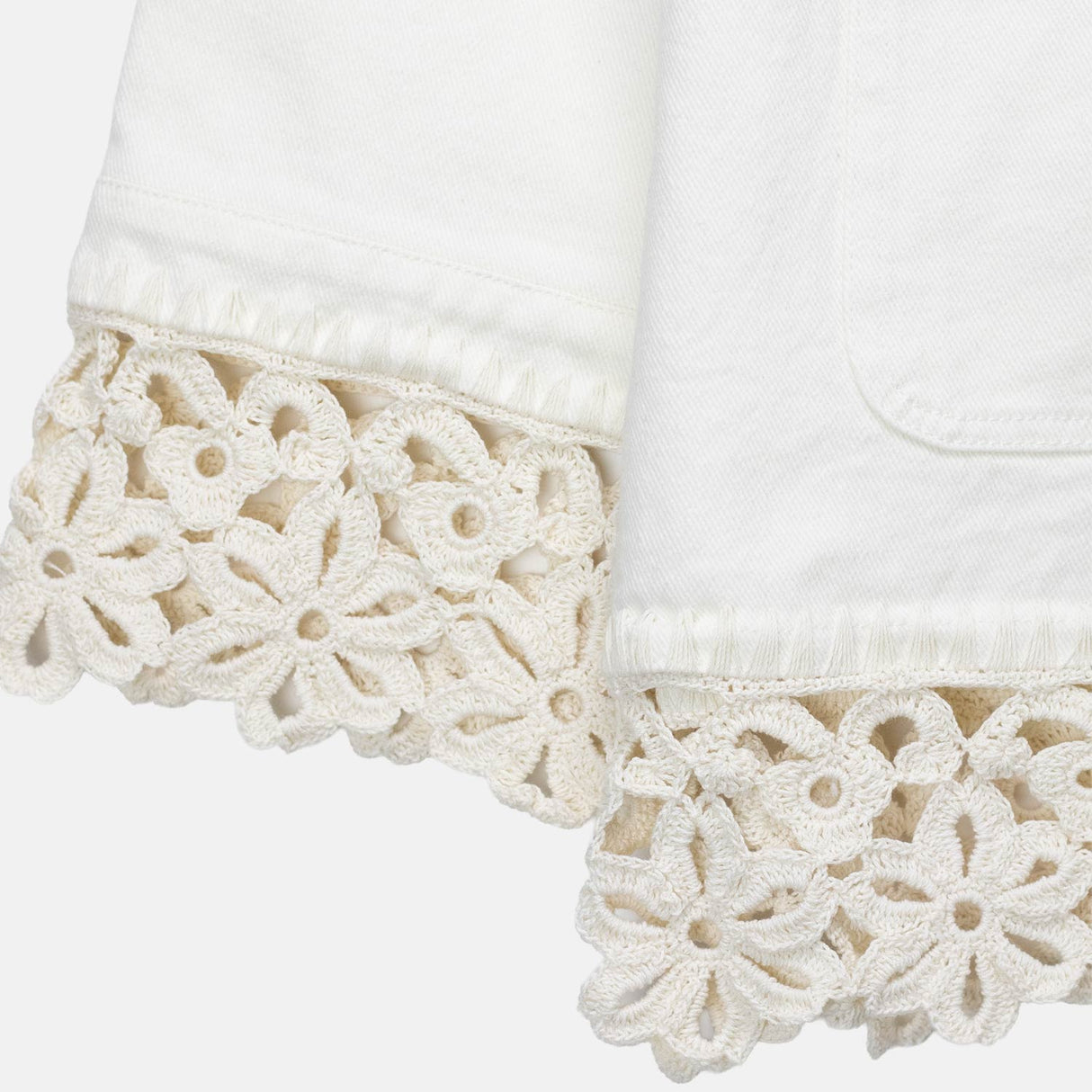 Sea NY STASIA DENIM JACKET, Cream