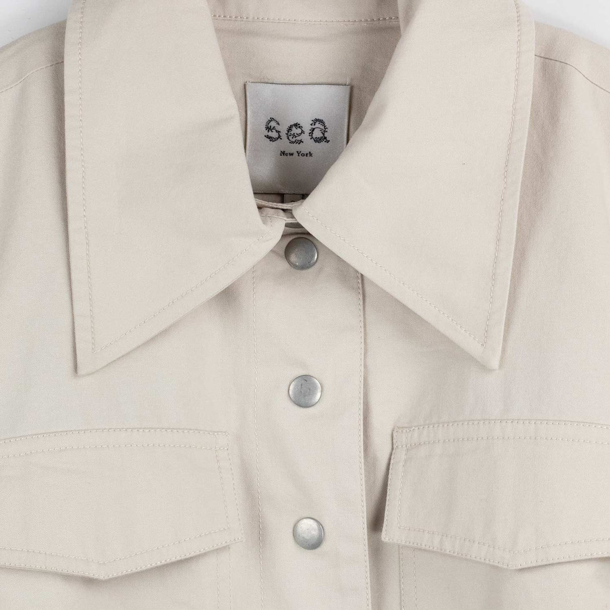 Sea NY ADELE SPORTSWEAR BELTED JACKET, Oat