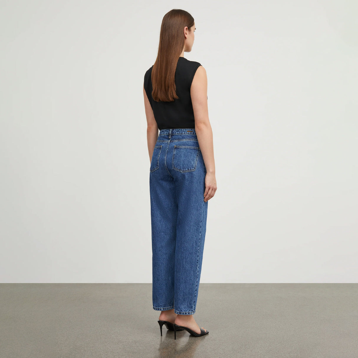 Skall Studio ALLISON CROPPED JEANS, Mid Blue