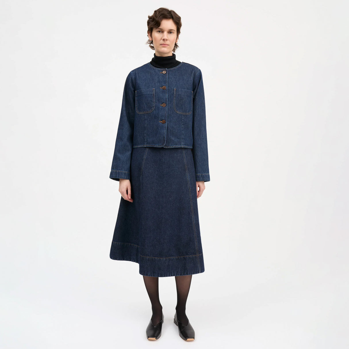 Skall Studio CLEMENTINE JACKET, Indigo Blue
