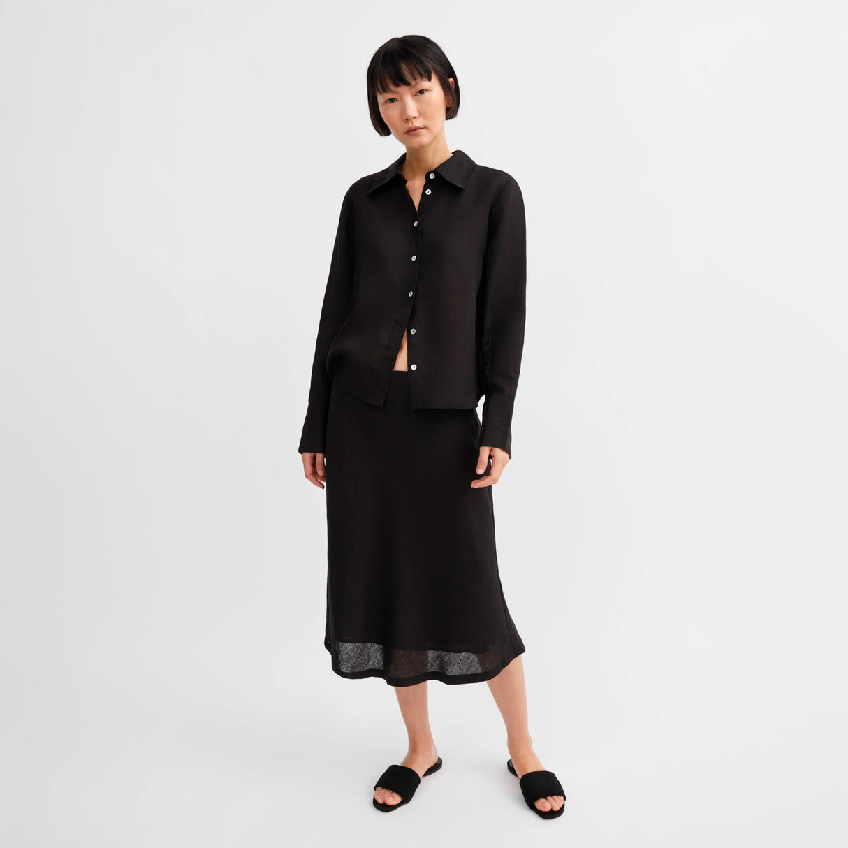 Skall Studio FAUNA SHIRT, Black