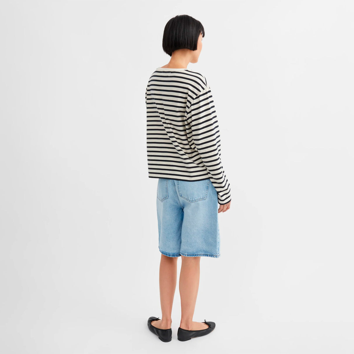 Skall Studio LOUI OVERSIZED BLOUSE, Dark Navy/White Stripe
