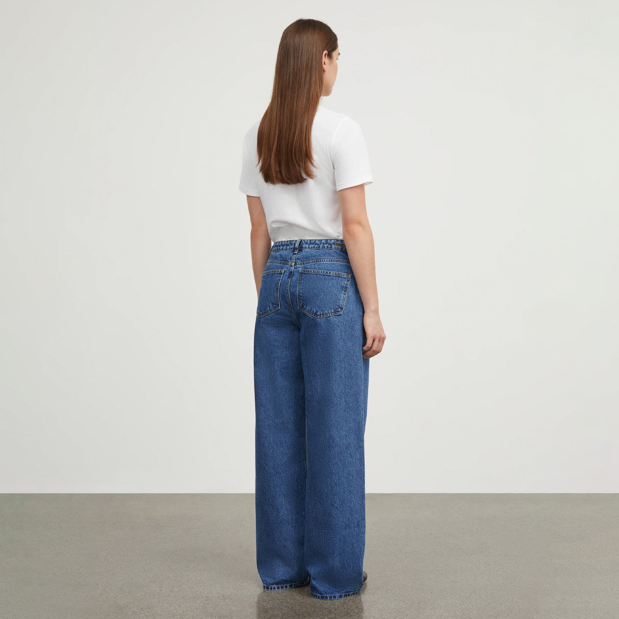 Skall Studio WILLOW WIDE JEANS, Mid Blue