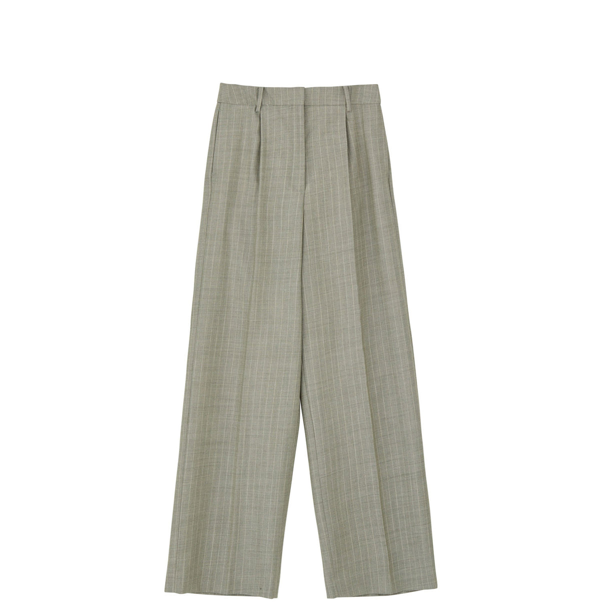 Skall Studio THOM TROUSERS, Light Grey/Ecru
