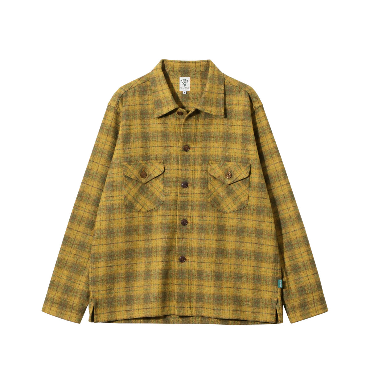 South2 West8 SMOKEY SHIRT, Yellow