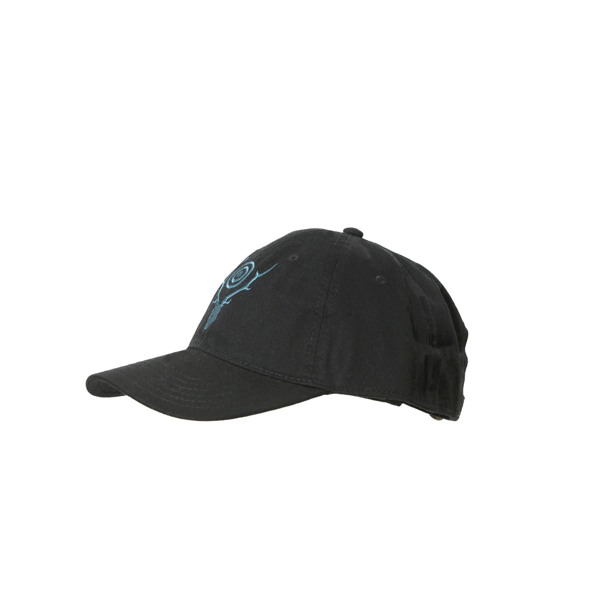 South2 West8 STRAP BACK CAP, Black