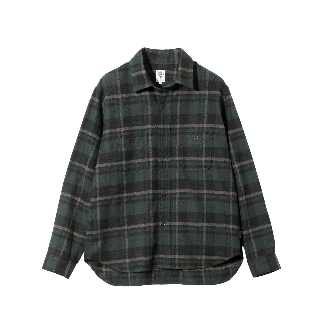 South2 West8 WORK SHIRT, Green