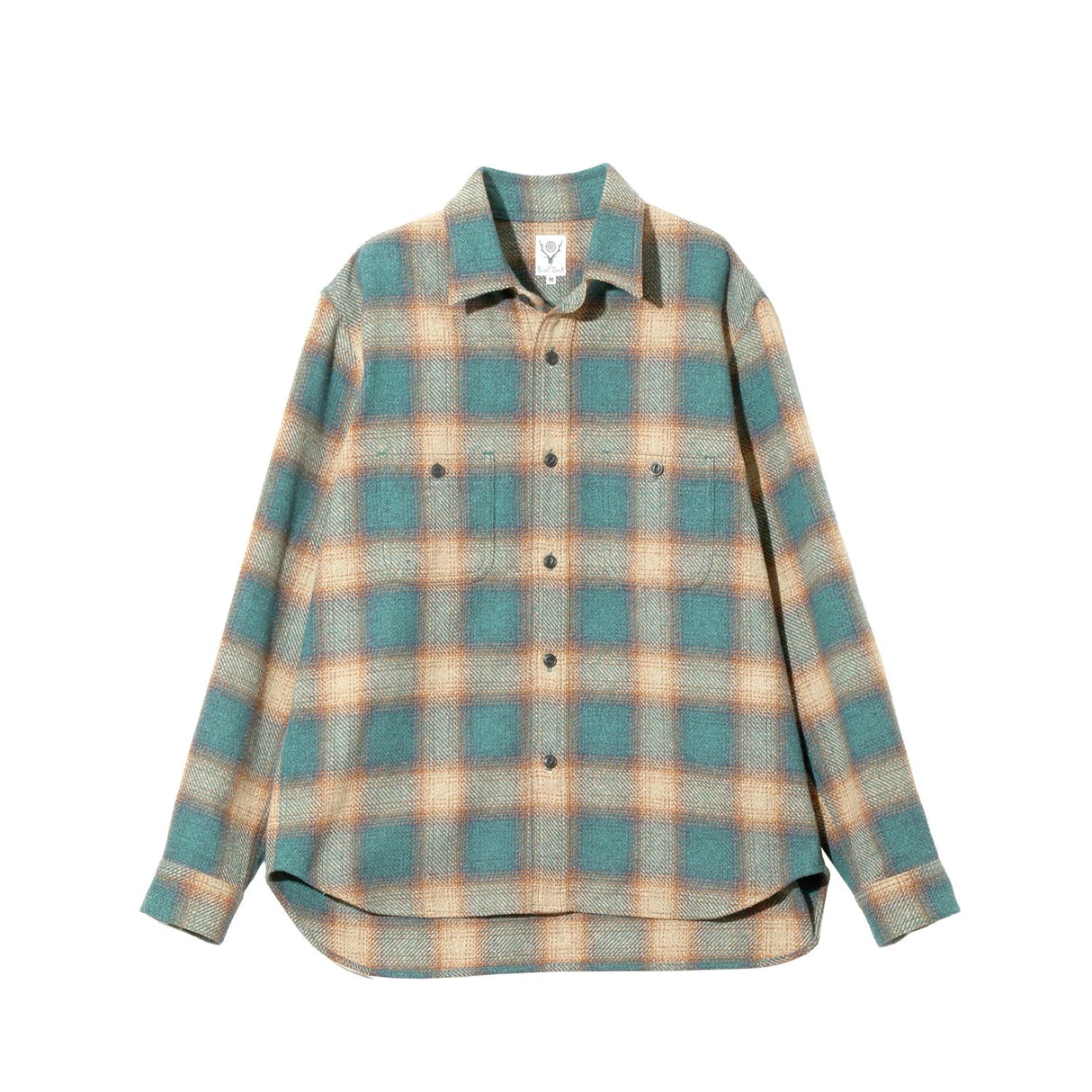 South2 West8 WORK SHIRT, Green