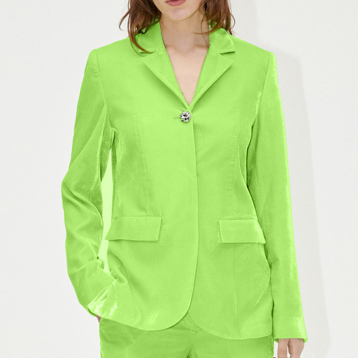 Stine Goya ARCHI JACKET, Neon Green