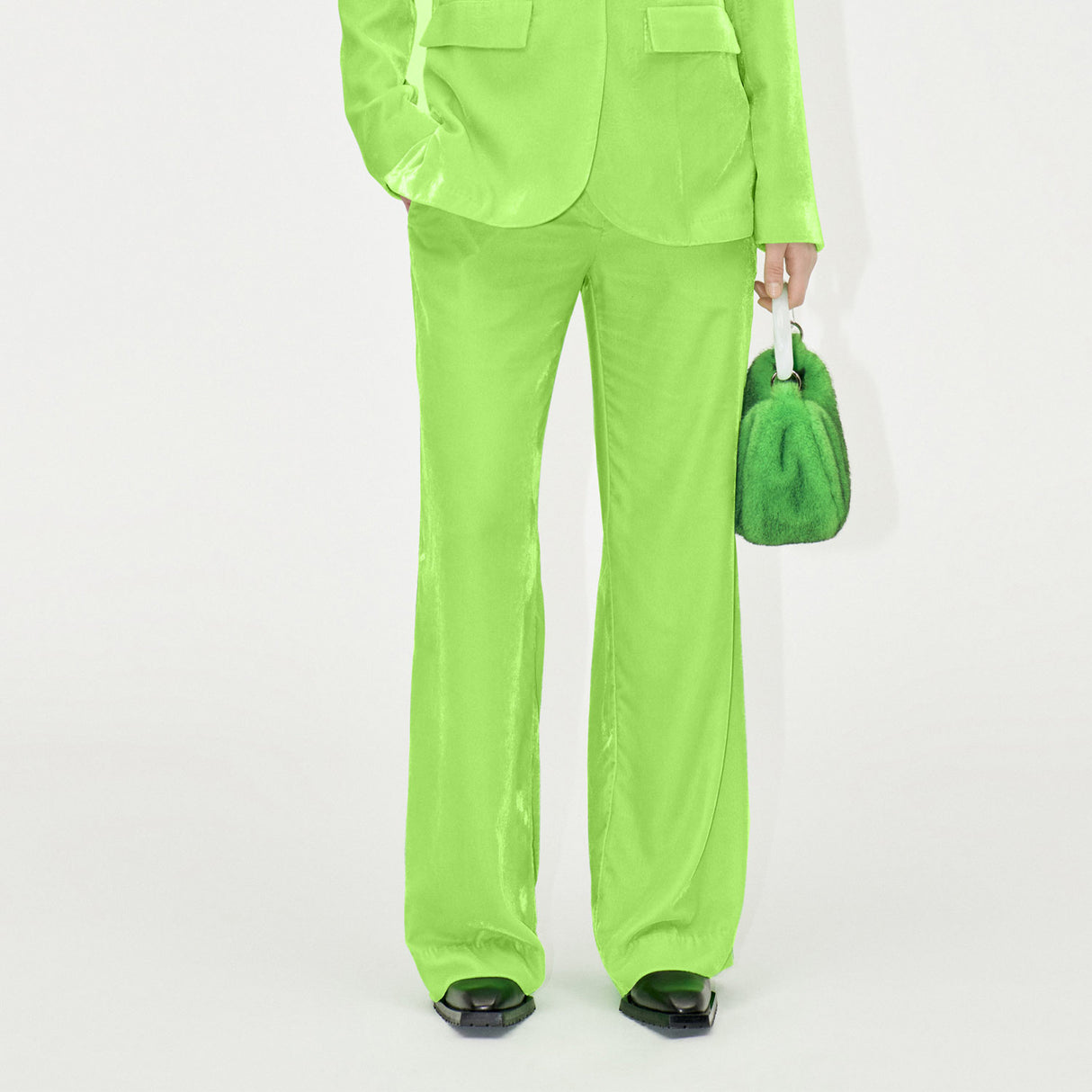 Stine Goya BENNY PANTS, Neon Green