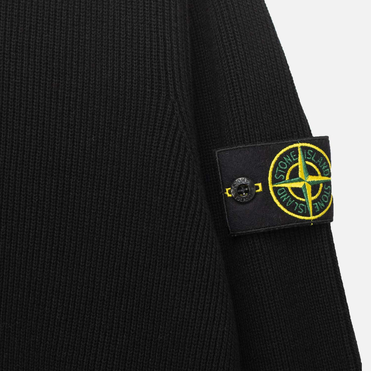 Stone Island 5100124 L/S POLO, Black