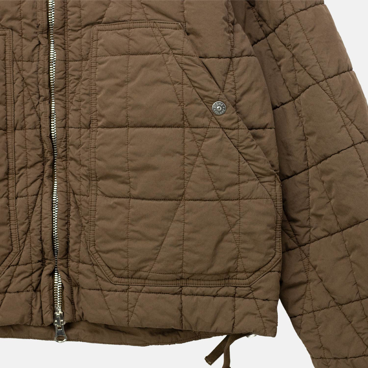 Stone Island 4100014 SHORT PARKA, Umber