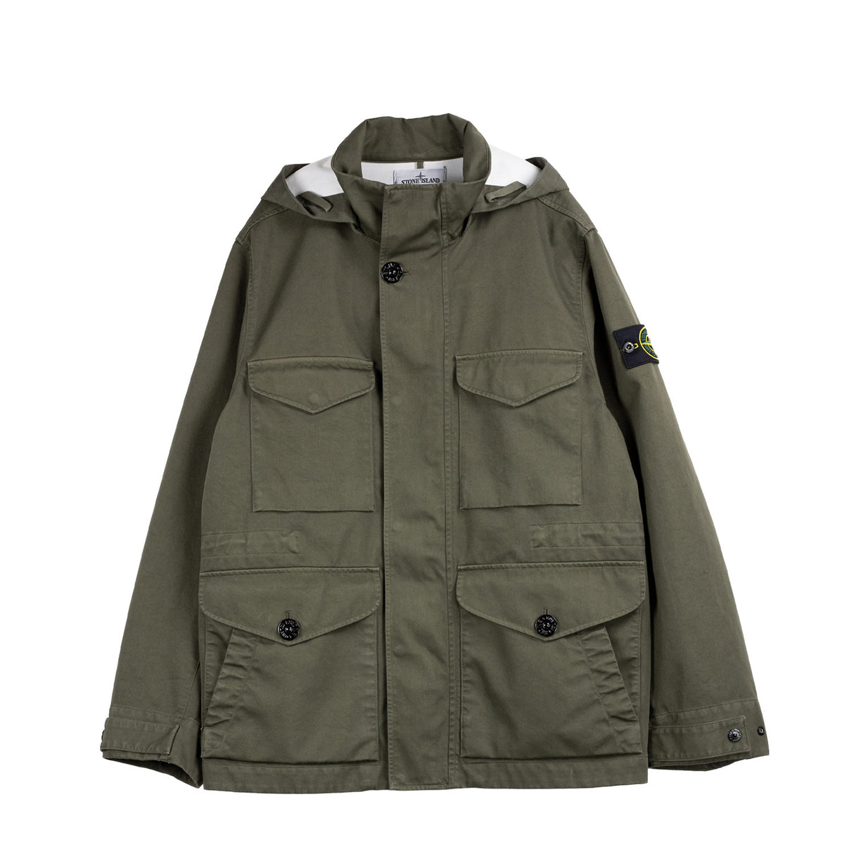 Stone Island 4100064 FIELD JACKET, Army Green