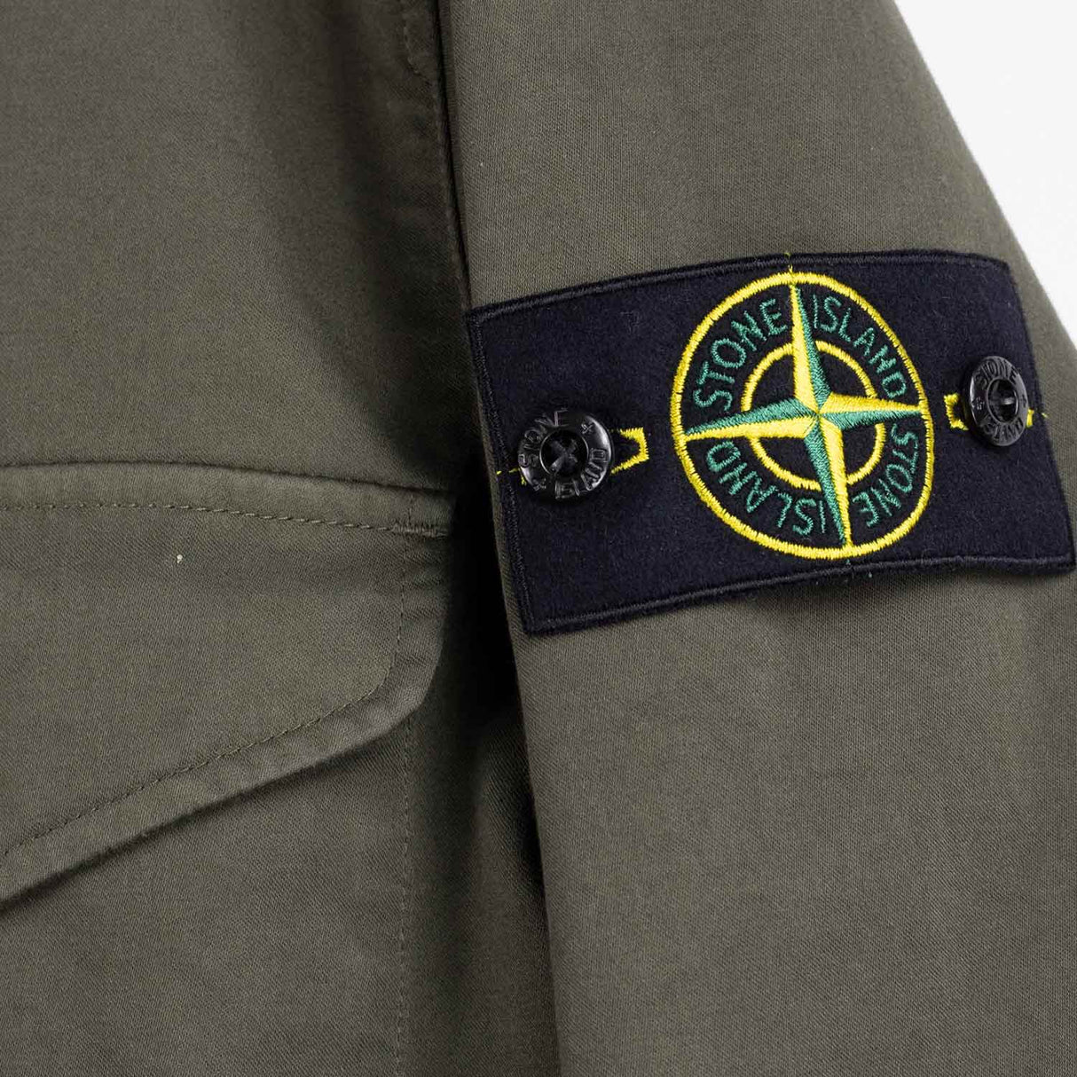 Stone Island 4100064 FIELD JACKET, Army Green
