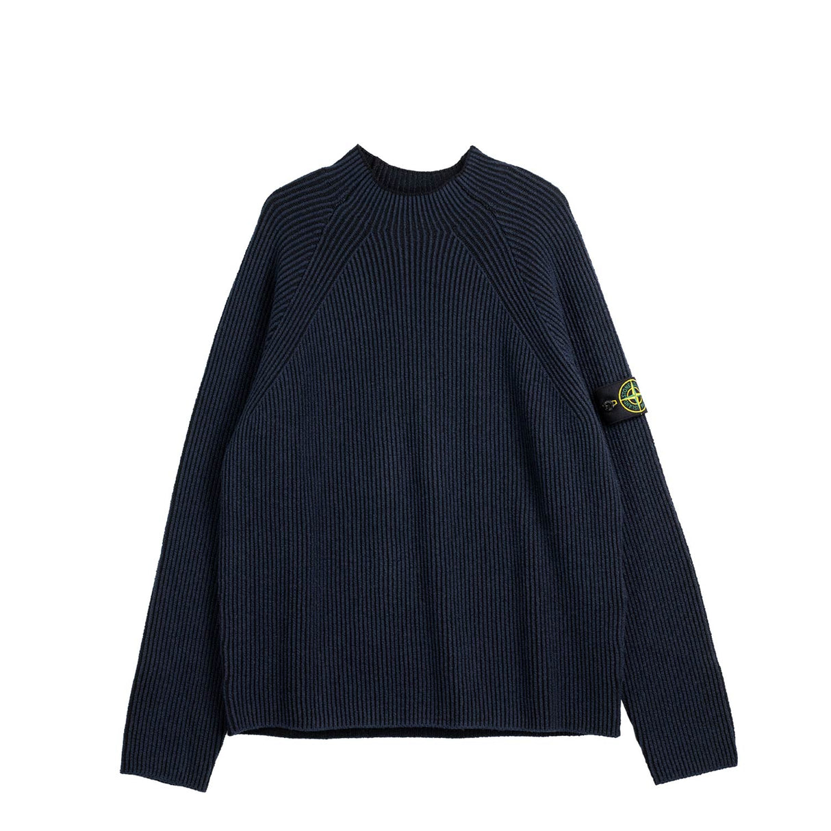 Stone Island 5100023 MOCKNECK SWEATER, Dark Navy
