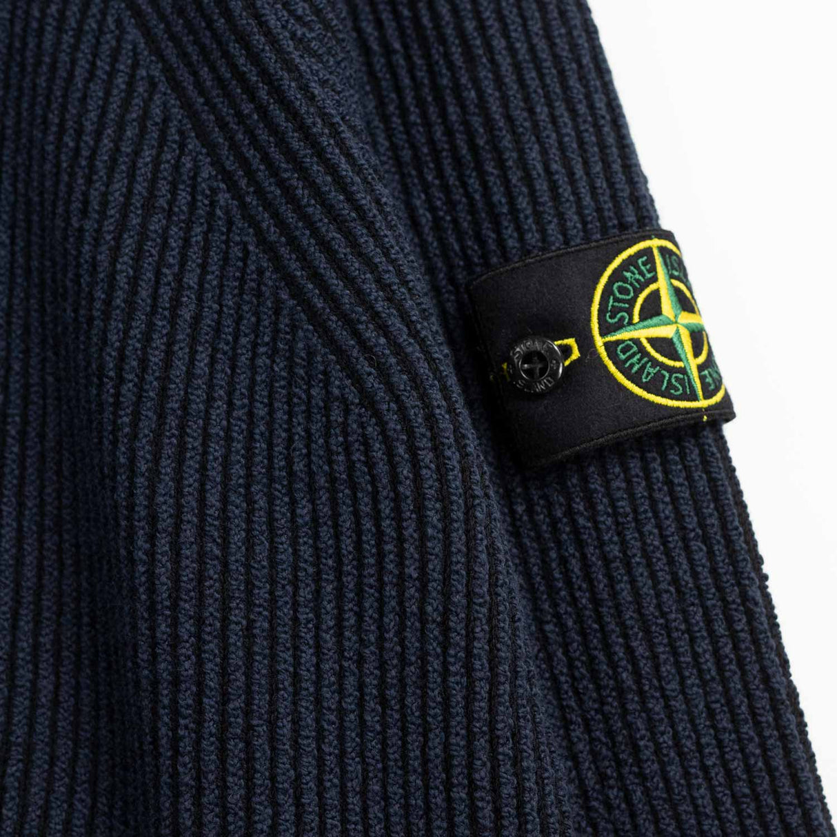 Stone Island 5100023 MOCKNECK SWEATER, Dark Navy