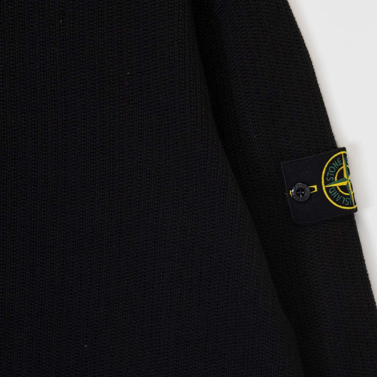 Stone Island 5100048 TURTLE NECK SWEATER, Black