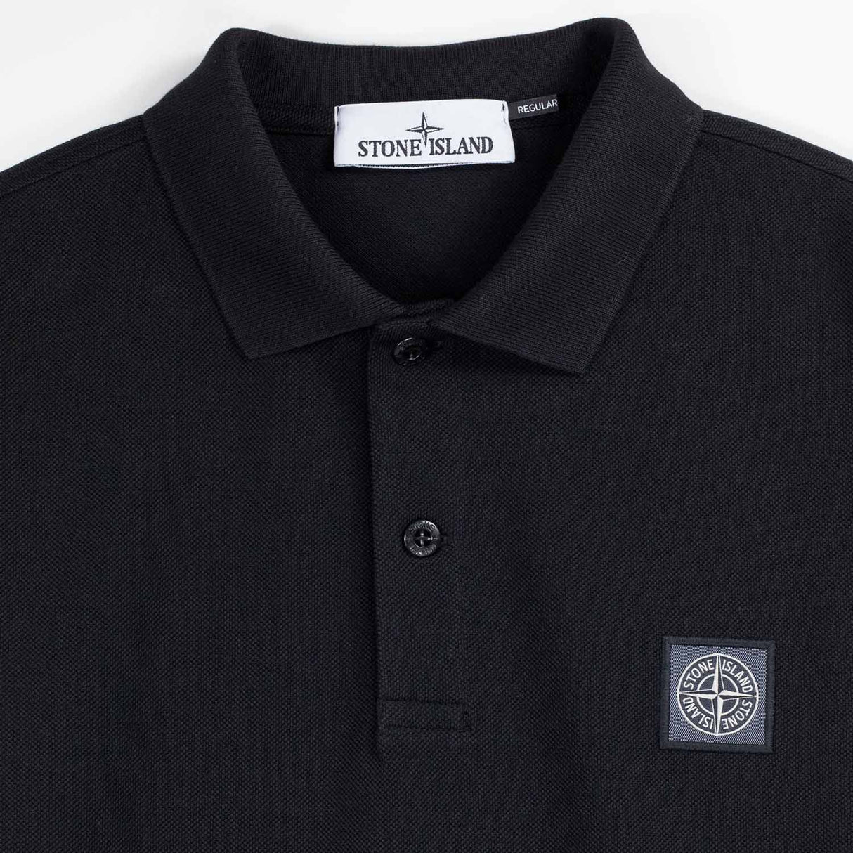 Stone Island 220002R S/S POLO SHIRT, Black