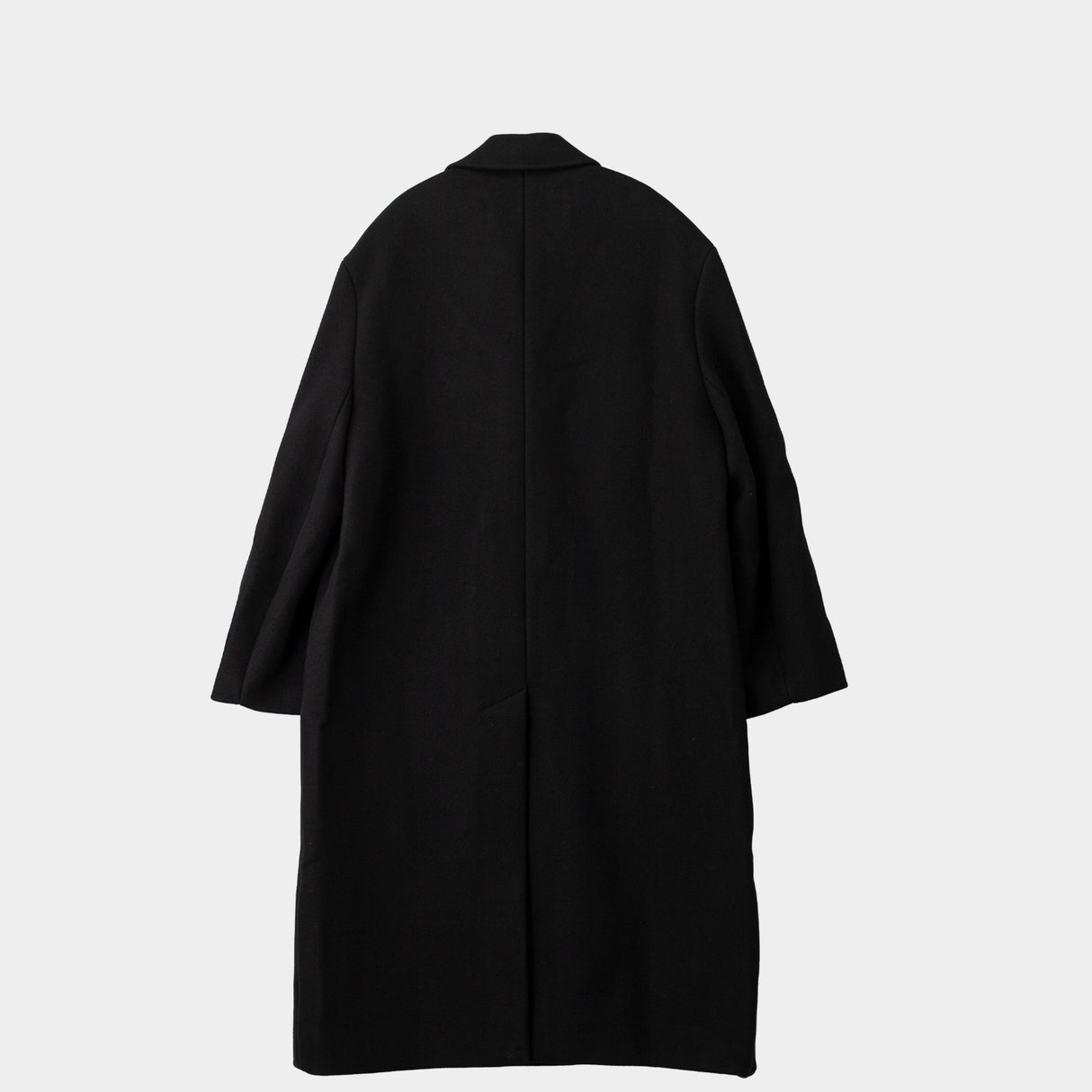 Studio Nicholson DIALL DB OVERCOAT, Black