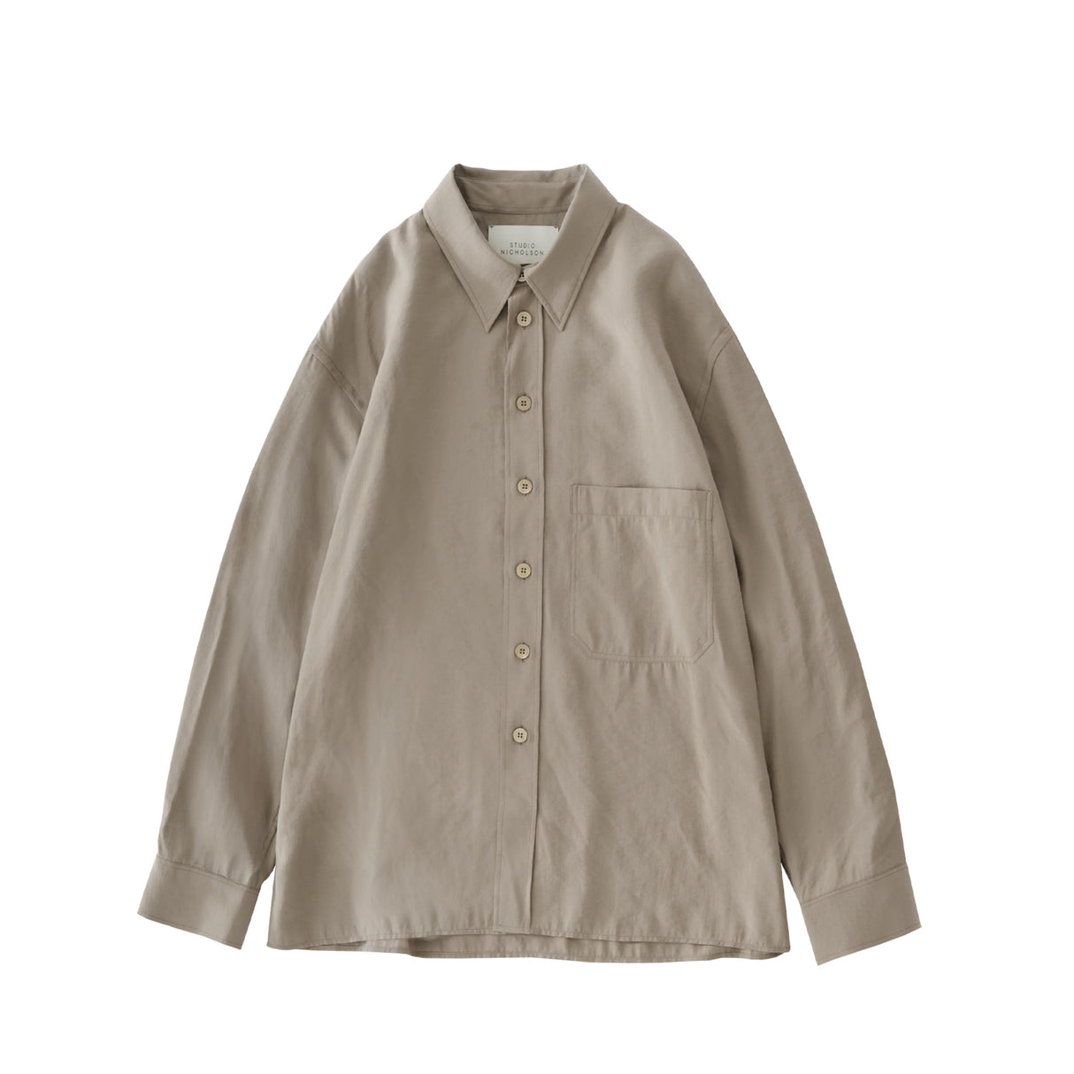 Studio Nicholson EMPER SHIRT, Taupe