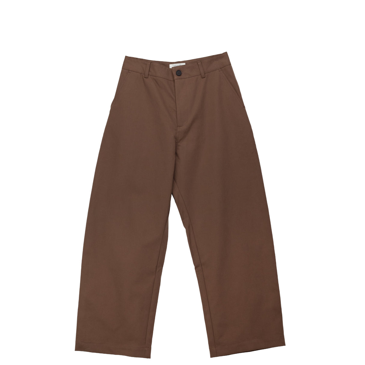 Brown pants on a white background