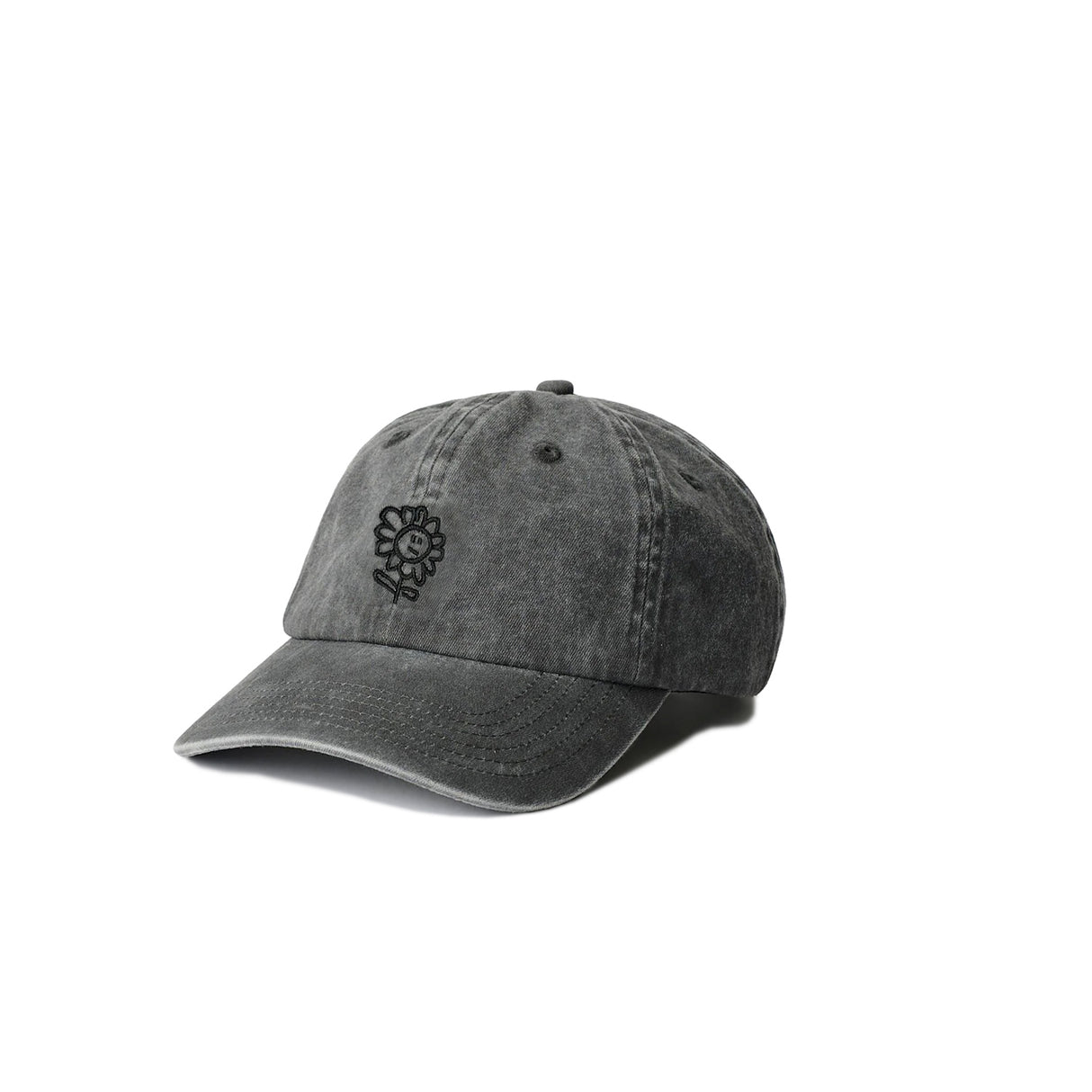 Sunflower DISTRESSED DAD CAP, Faded Black