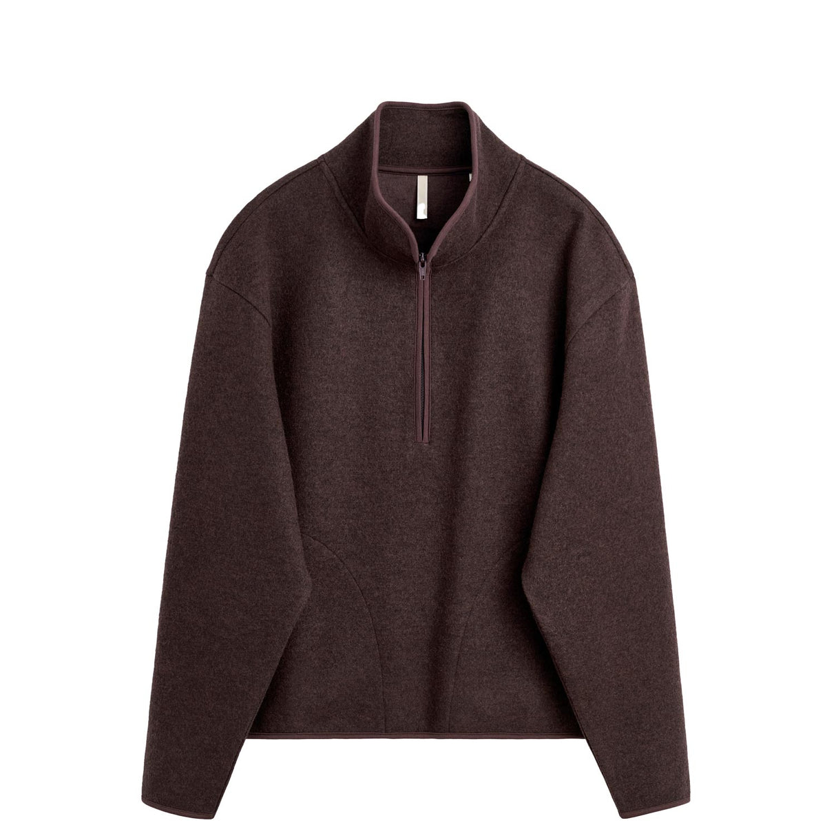 Sunflower WOOL HALF ZIP, Brown