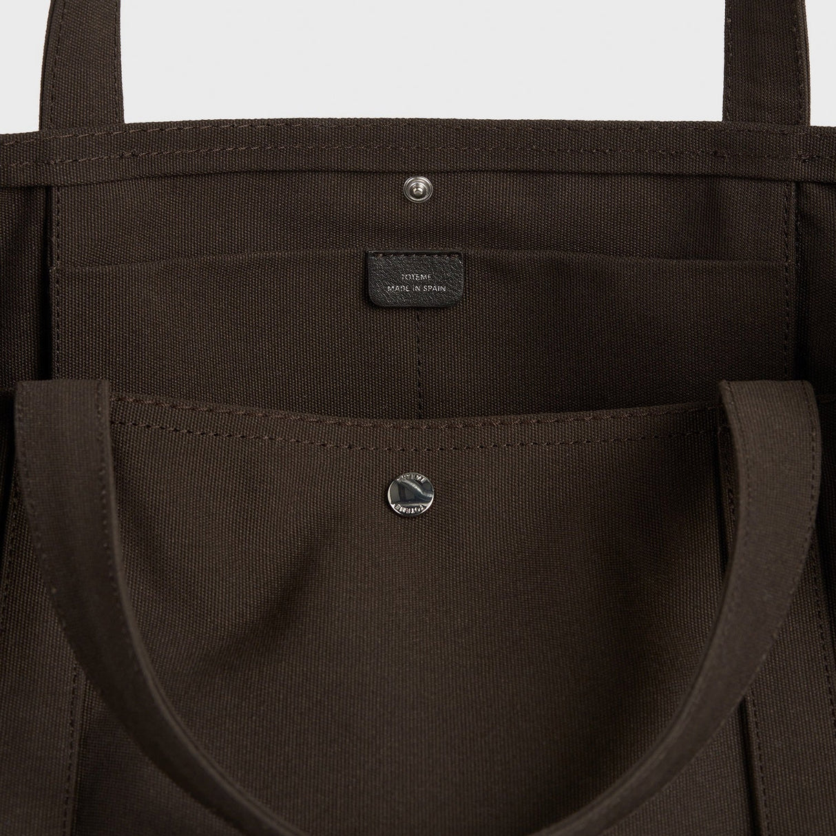 TOTEME BEACH TOTE, Dark Brown