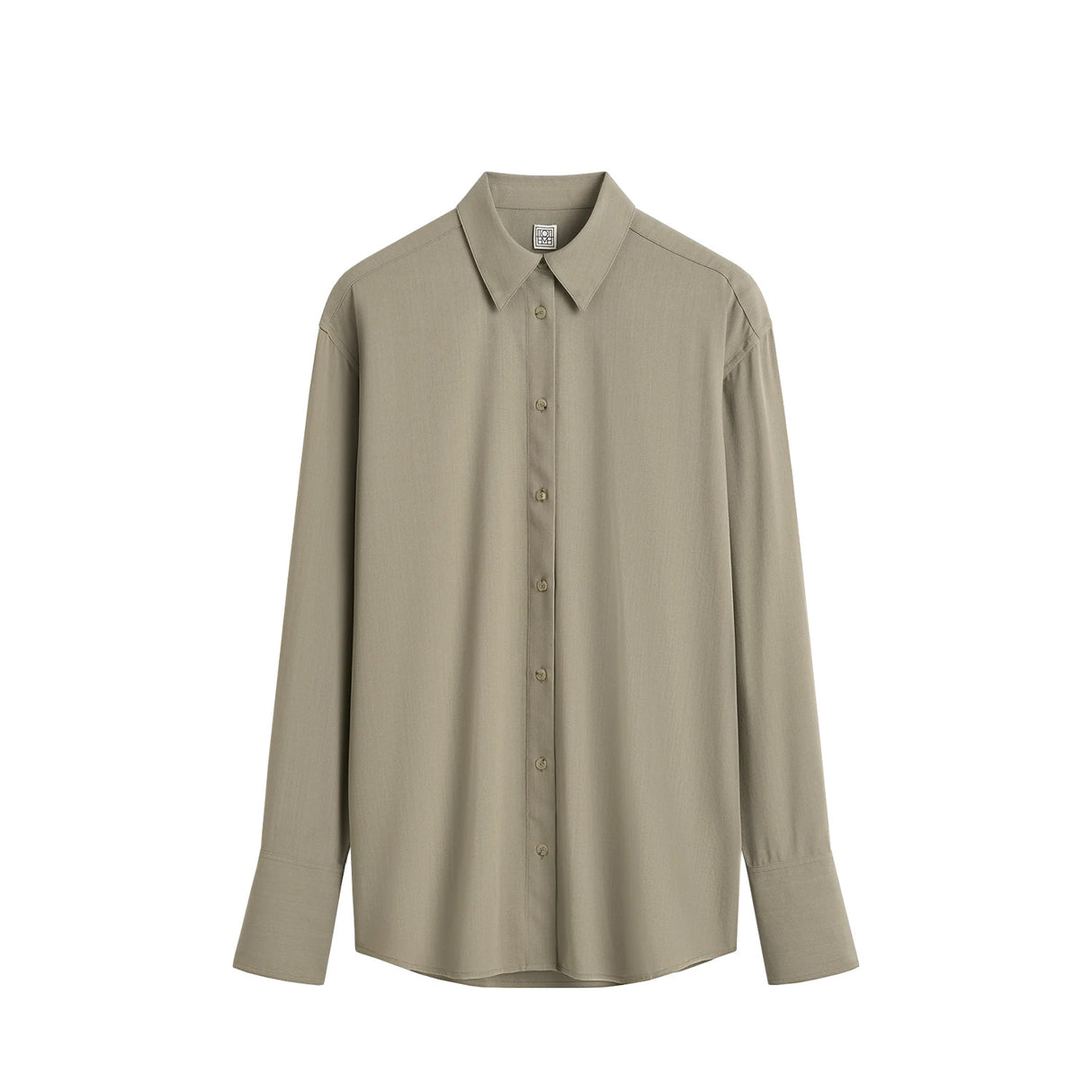 TOTEME CLASSIC TUXEDO SHIRT, Taupe