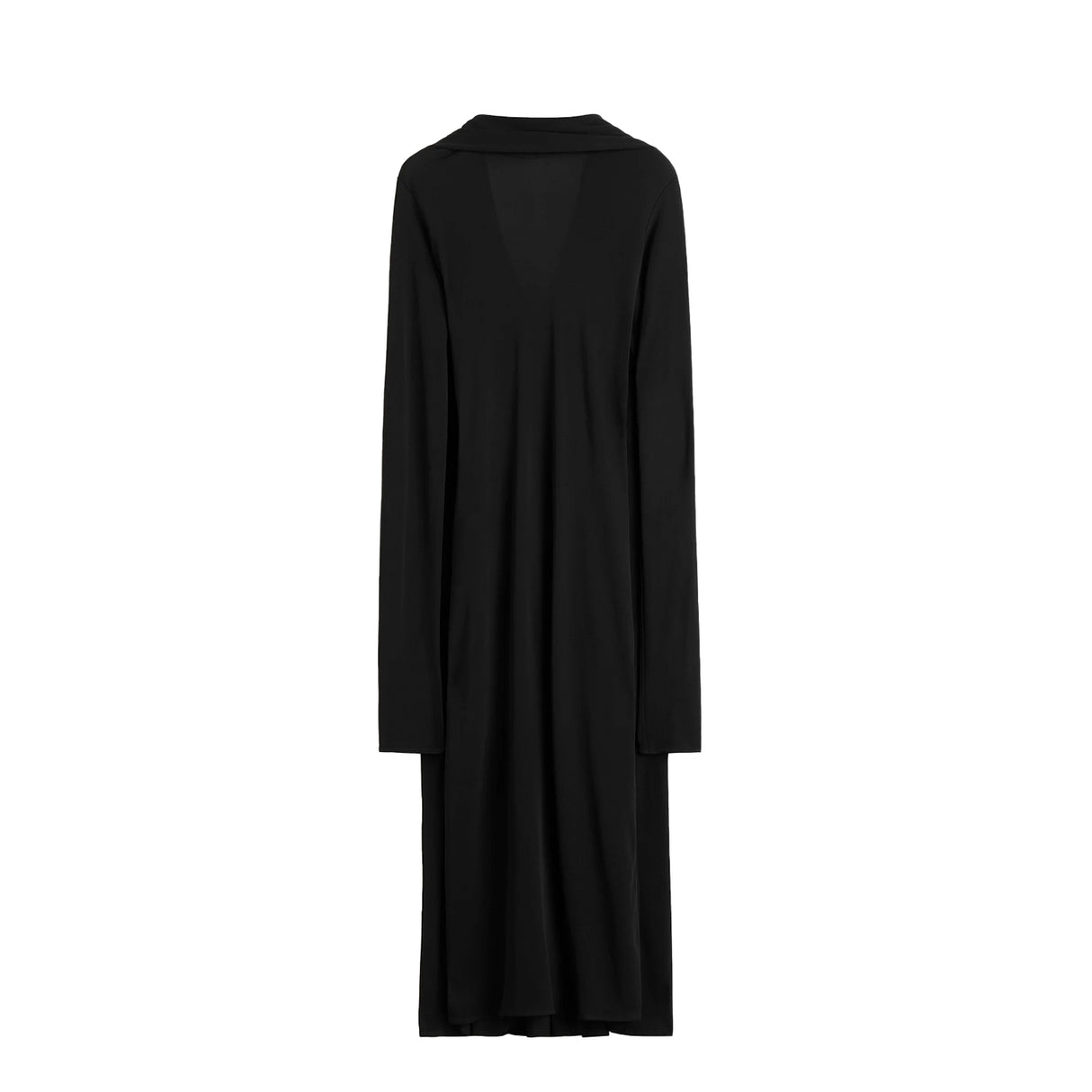 TOTEME COCOON CAPE DRESS, Black