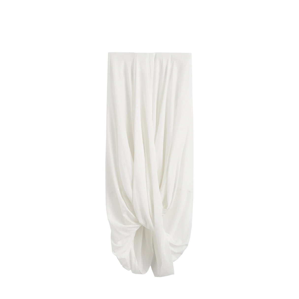 TOTEME COCOON SKIRT, White