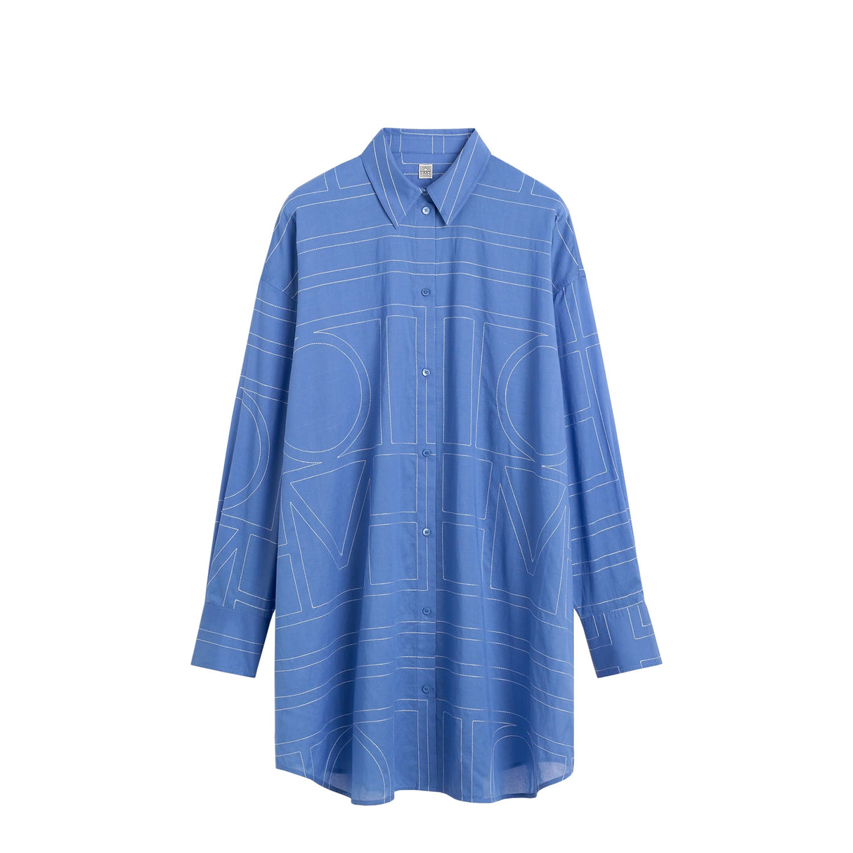 TOTEME LONG SUMMER SHIRT, Cobalt