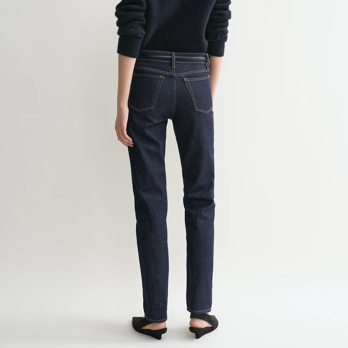 TOTEME LOW TAPER DENIM, Slate