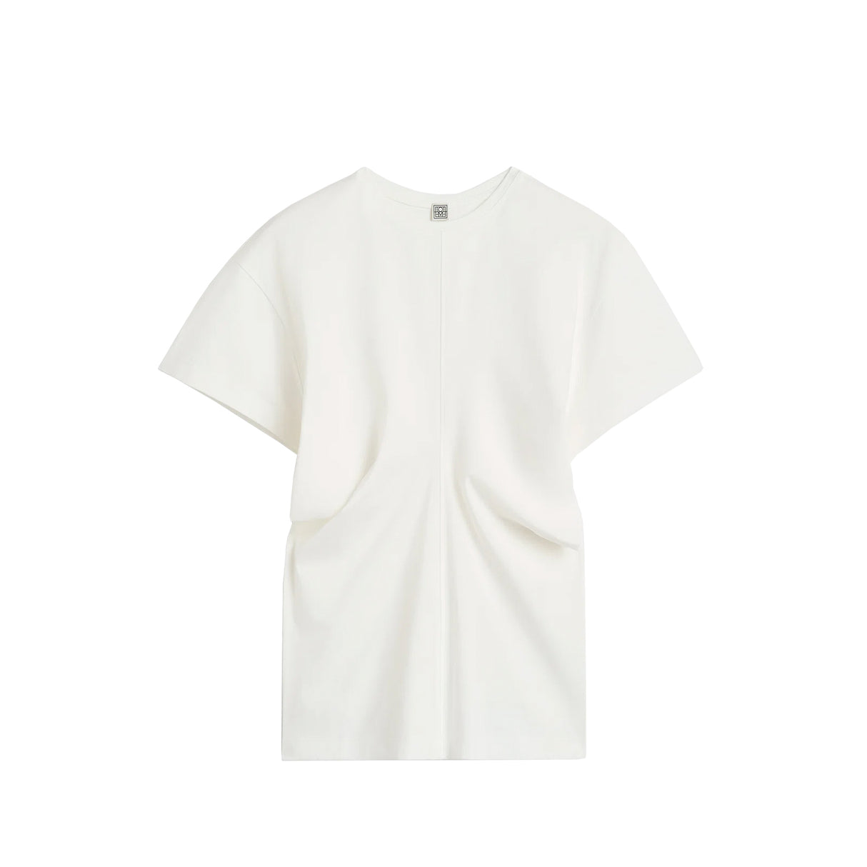 TOTEME SLOUCH WAIST JERSEY TOP, White