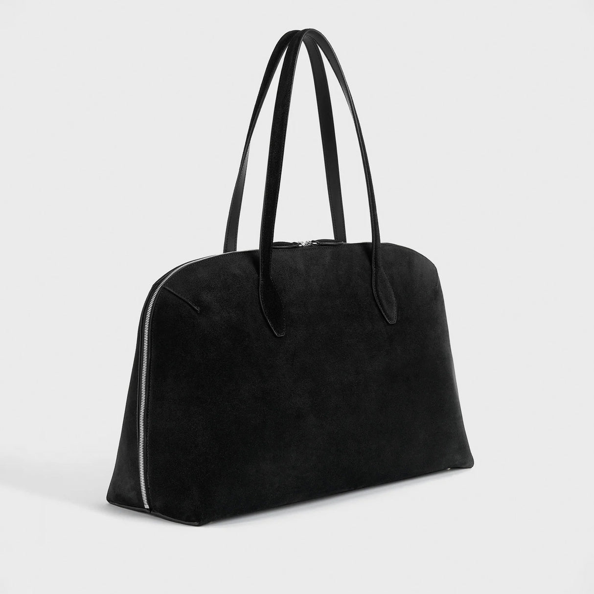 TOTEME SUEDE DAY TOTE, Black