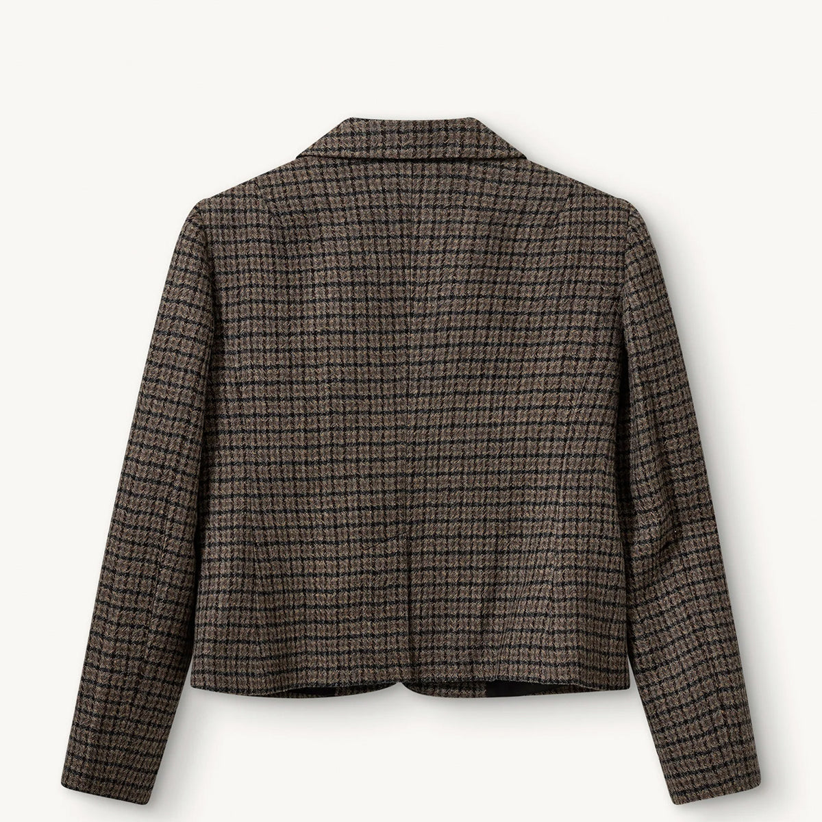 The Garment BALMORAL MINI BLAZER, Brown/Black Check