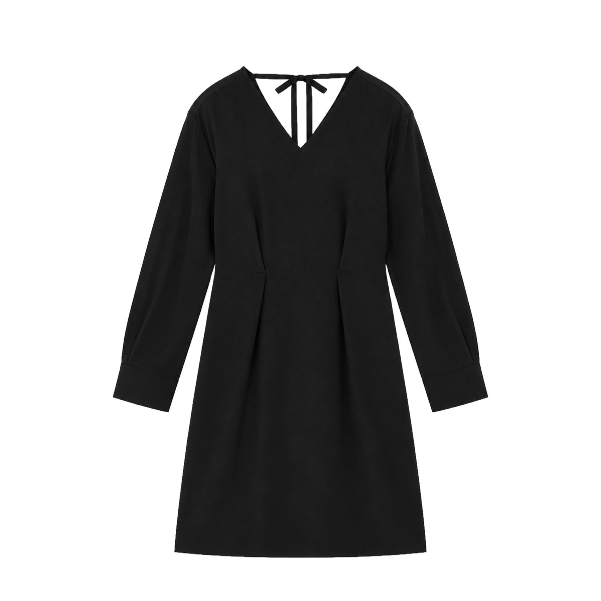 The Garment CREPE BACK DRESS, Black