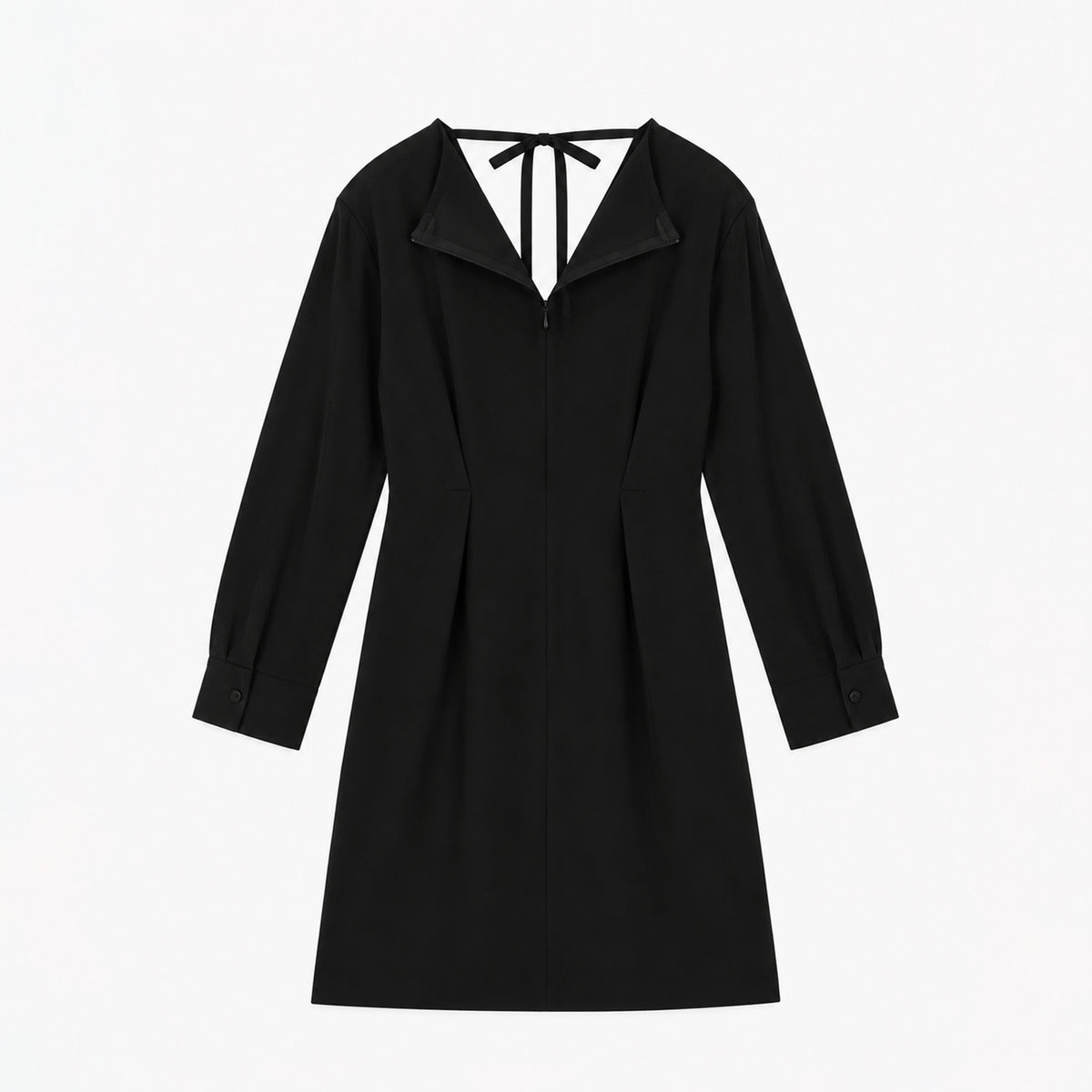 The Garment CREPE BACK DRESS, Black