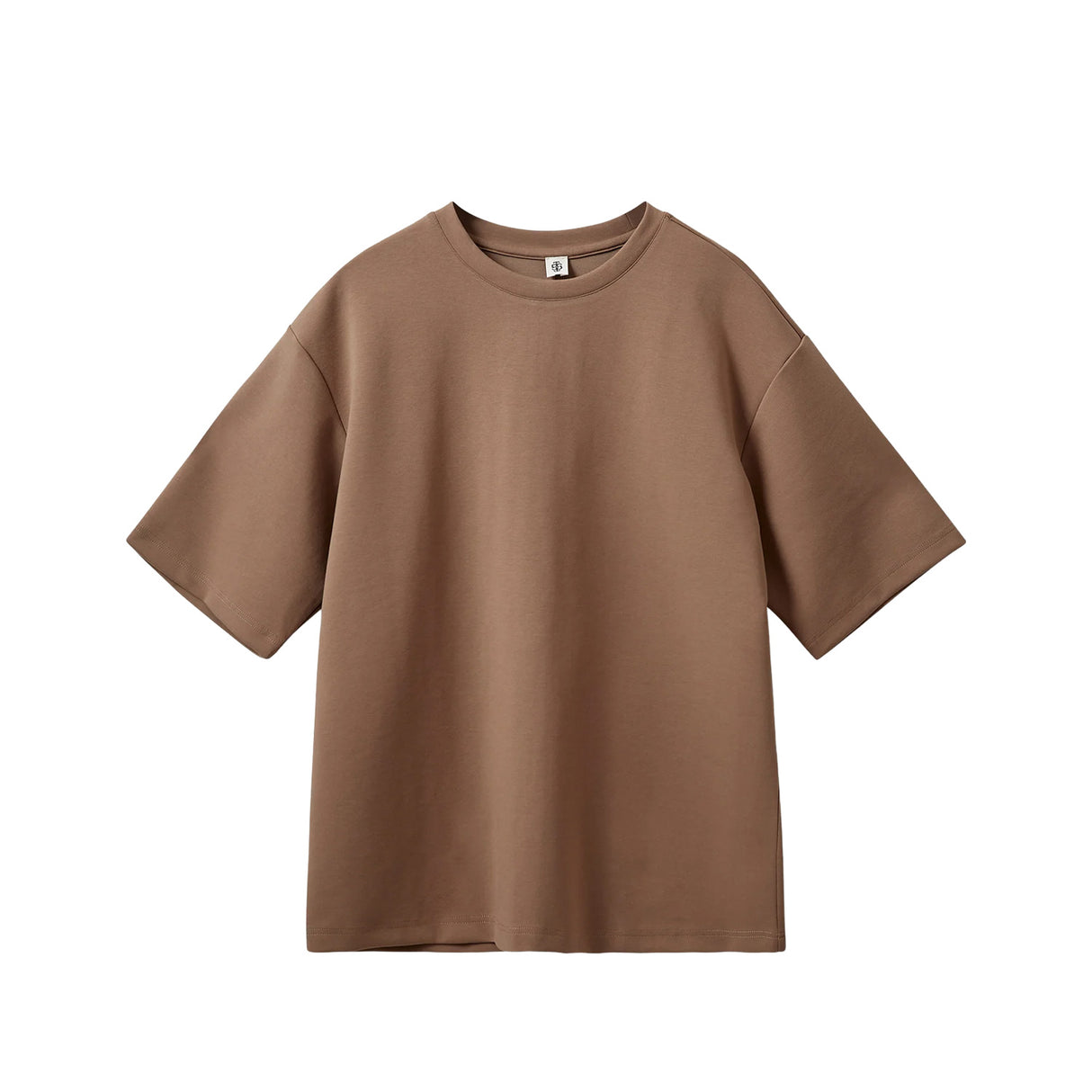 Brown t-shirt on a white background